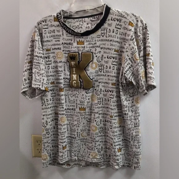 🛑 1 hour sale. Dolce&Gabbana, Mens Multi color top Size 16/26 - Picture 2 of 9